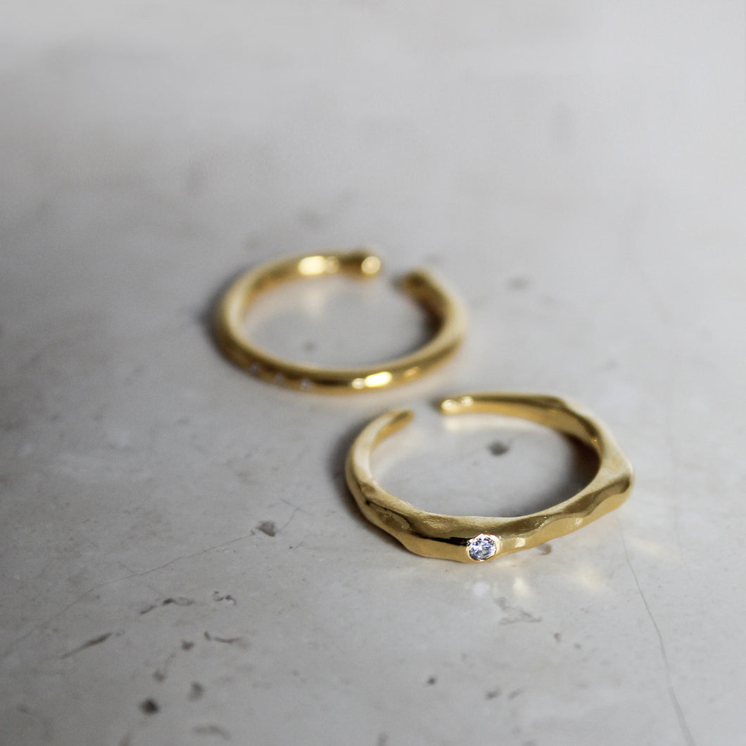 Aleta ring recommend paired with Clea ring