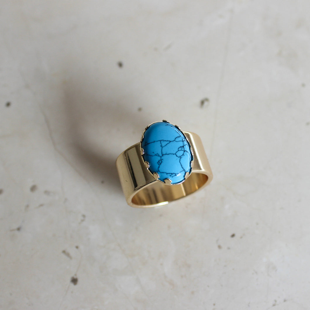 Ajeya Ring Blue