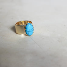 Load image into Gallery viewer, Ajeya Ring Blue
