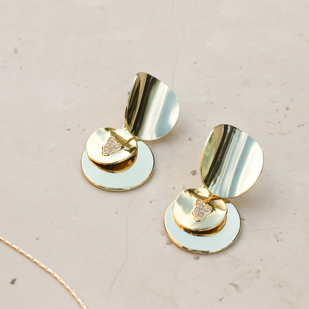 Venus Drop Earring Gold