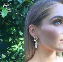 Load image into Gallery viewer, Sarah Pearl Drop Earrings
