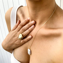 Load image into Gallery viewer, Amelia  Pearl Necklace Gold
