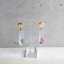 Load image into Gallery viewer, Sylvia Drop Earring Crystal Clear
