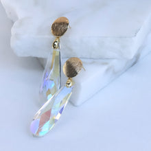 Load image into Gallery viewer, Sylvia Drop Earring Crystal Clear
