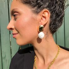 Load image into Gallery viewer, Milena White Pearl Drop Earring
