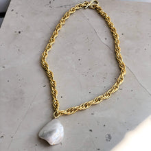 Load image into Gallery viewer, Milena White Pearl Necklace
